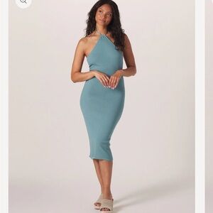 Turquoise halter Desi dress from The Normal Brand, XL